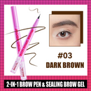 MlSmile 2in1 Brow Pen and Sealing Brow Gel Purple