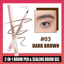 MlSmile 2in1 Brow Pen and Sealing Brow Gel Pink