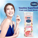 Vaseline Super Food Freshlock Peach Whitening Body Lotion Peach Scent 100ml
