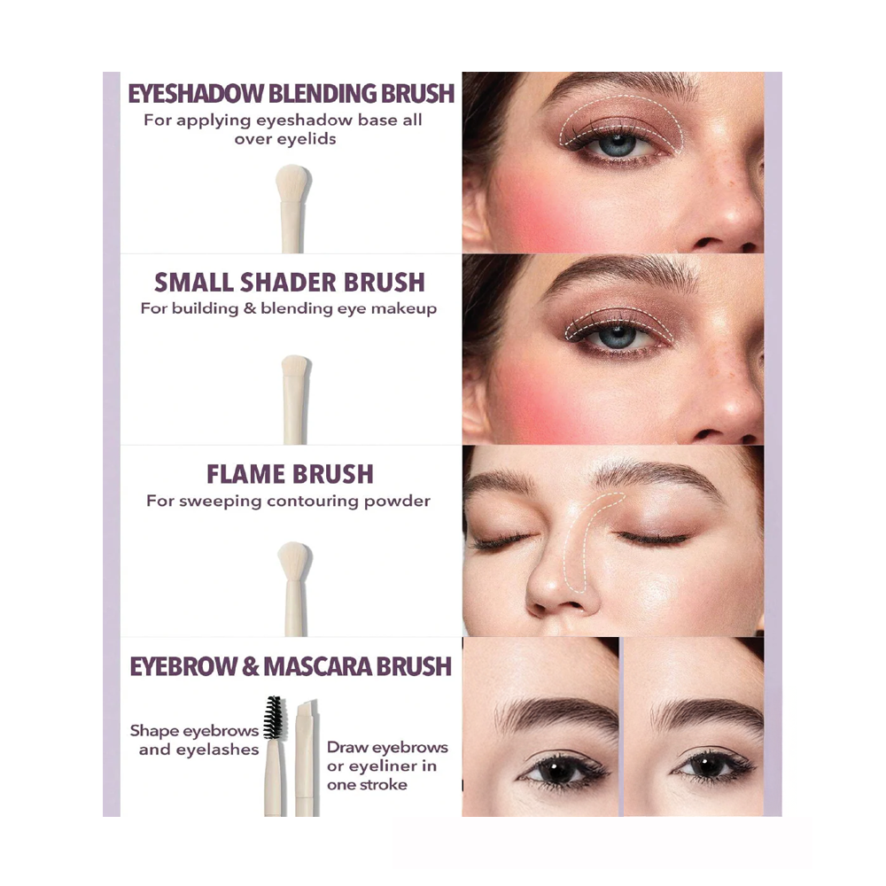 Shikla Pro Core Brush Set - 8 Pieces – Korean Beauty