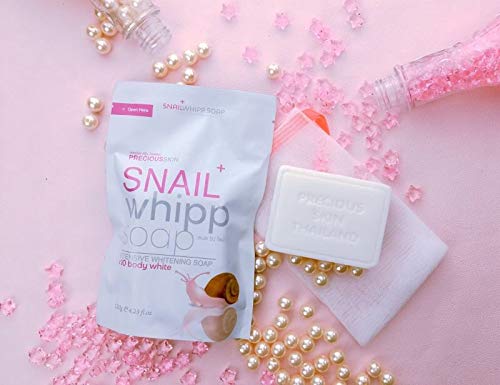 Snail White Whipp Soap Intensive Whitening Soap x 10 Body White 120g