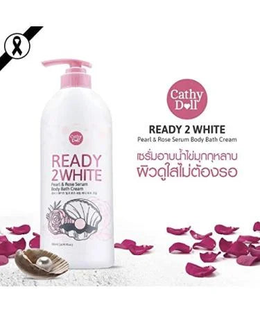 Cathy Doll Ready 2 White Pearl and Rose Serum body bath cream 500ml