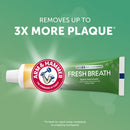 ARM & HAMMER Advanced White Breath Freshening Toothpaste-, One 6oz Tube, Winter Mint- Fluoride Toothpaste