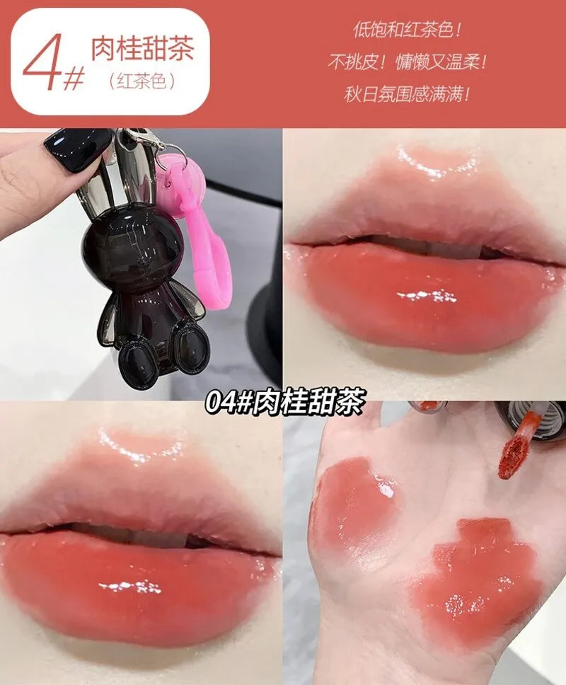 GEGE BEAR Black Rabbit Water Gloss Lip Glaze 1.8g