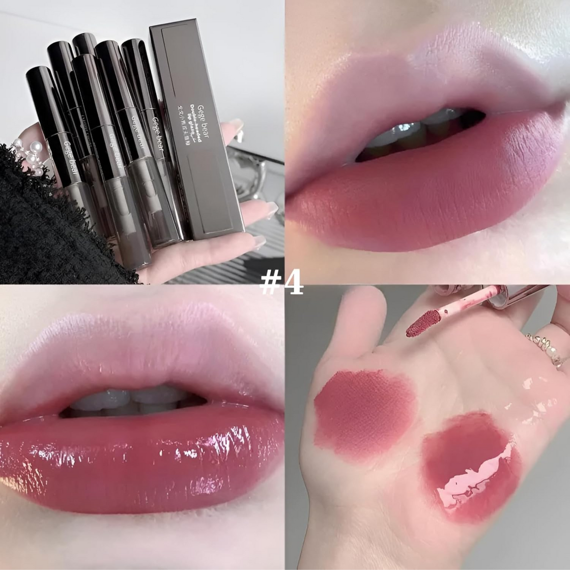 GEGE BEAR Double-headed Lip Glaze 2g