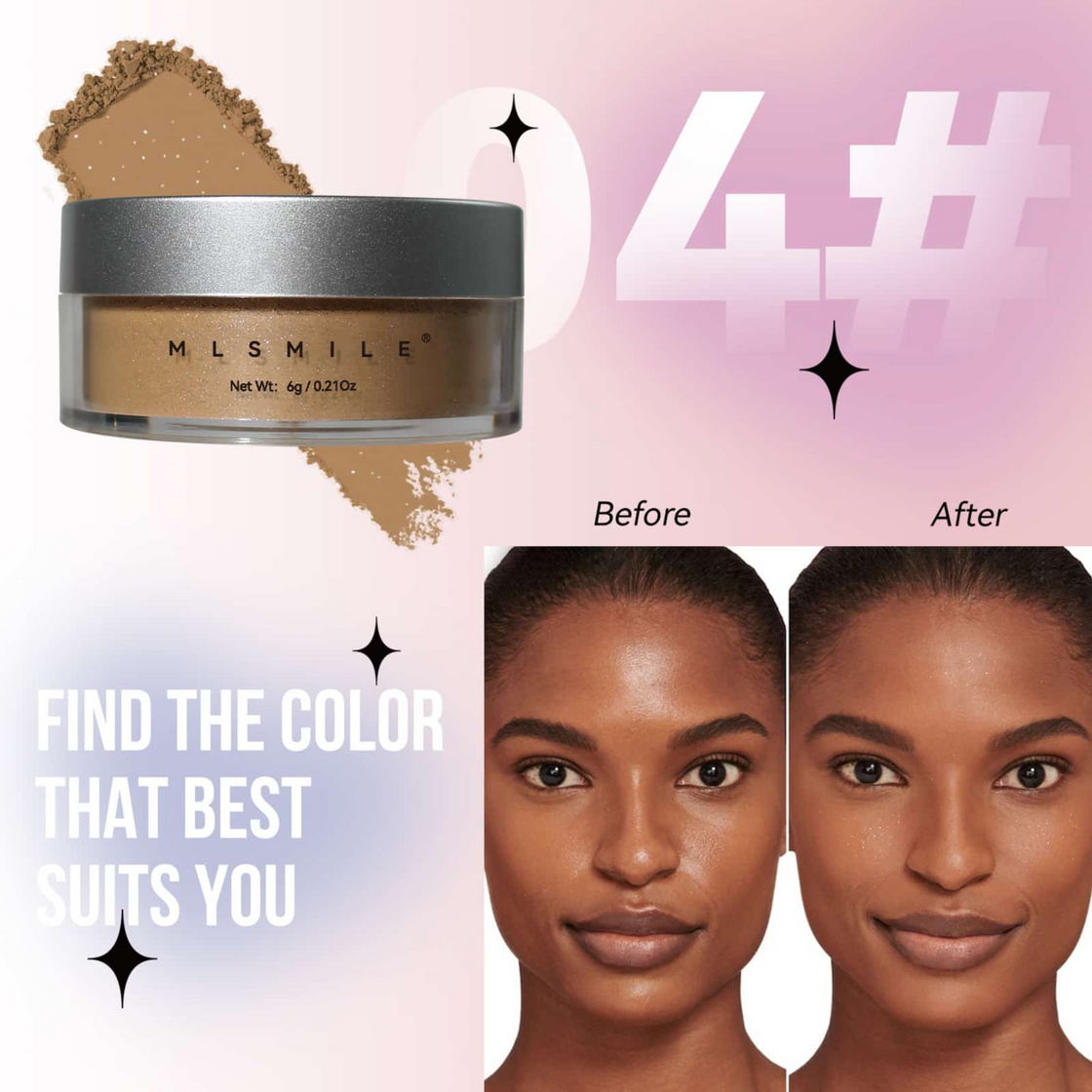 ML Smile Star Lit Diamond Shimmering Setting Powder 6g