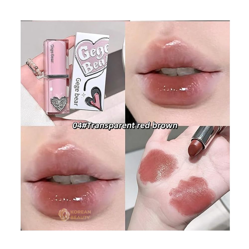 GEGE BEAR Crystal clear color sandwich lipstick 3.8g