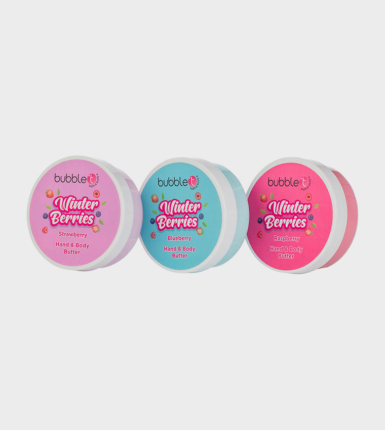 Bubble T body butter set Winter berries 3 pcs