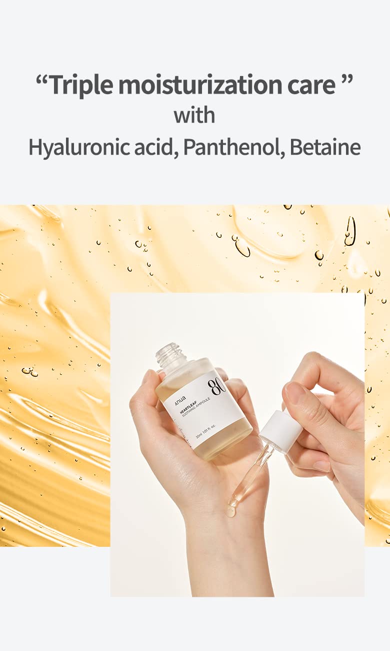 ANUA heartleaf 80 moisture soothing ampoule 30ml