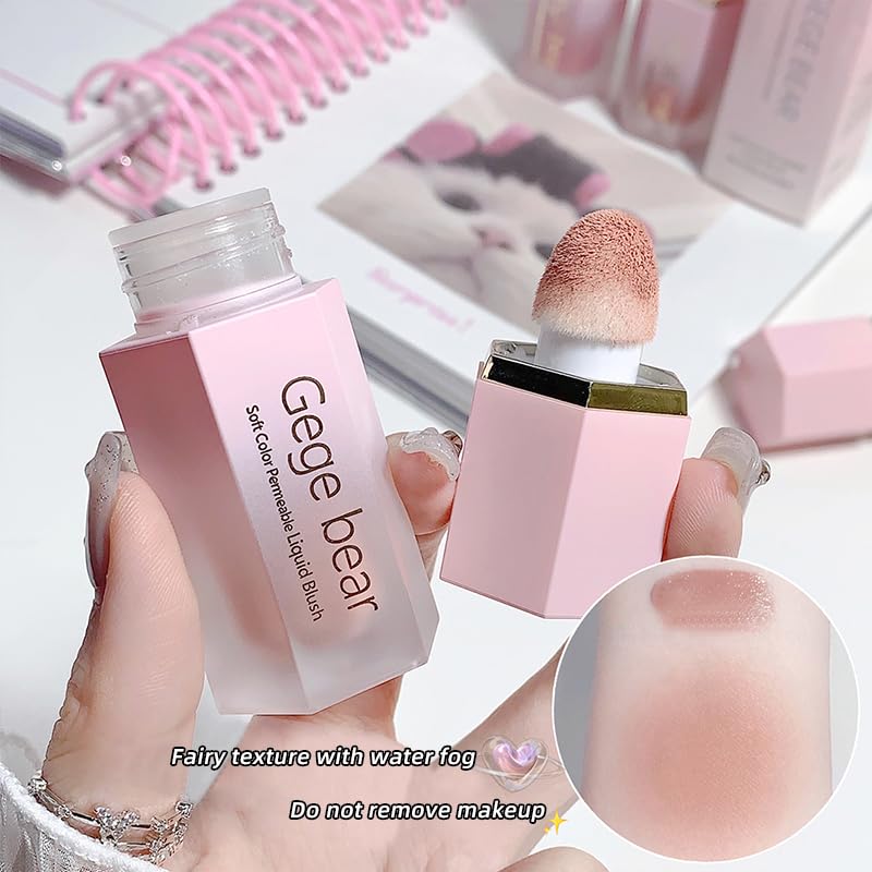 GEGE BEAR soft color Permeable liquid blush 4g
