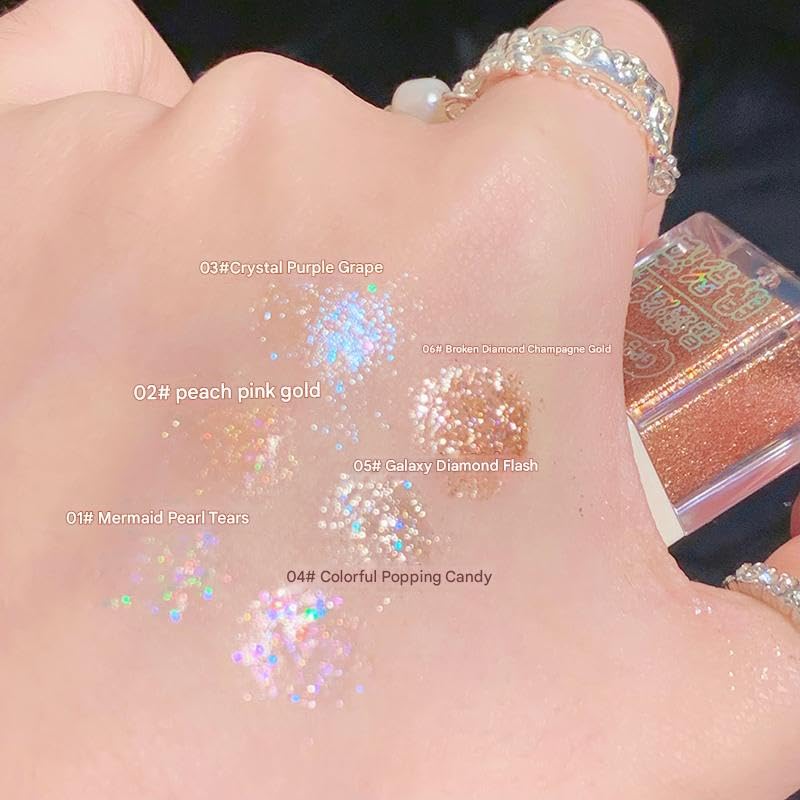 GEGE BEAR Crystal dazzling eye shadow liquid 4g