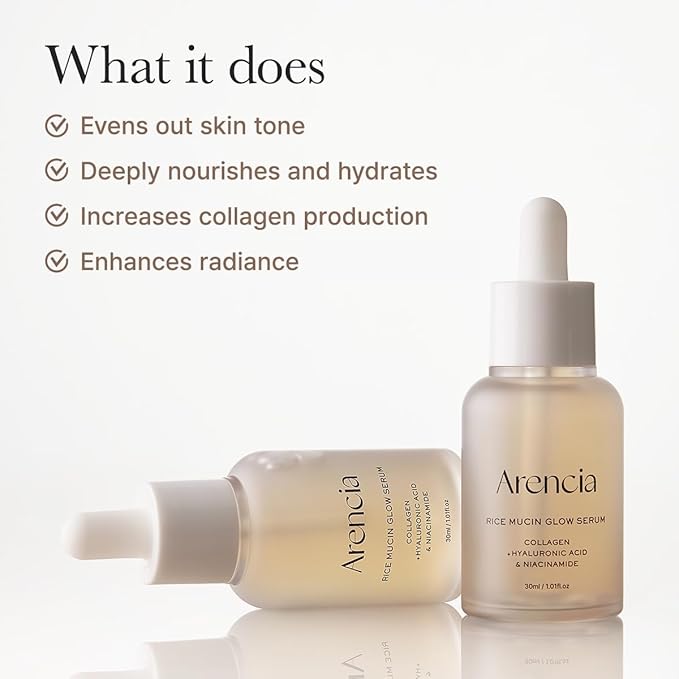 Arencia Rice Mucin Glow Serum 30ml