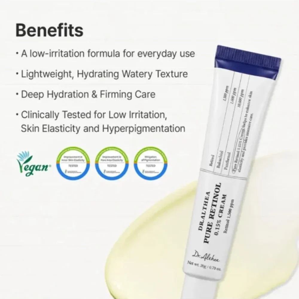 DR. ALTHEA Pure Retinol 0.15% Cream 20g