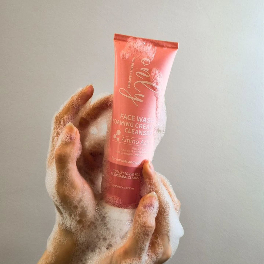 Only Beauty-Experts Amino Acid Face Wash Foaming Cream Cleanser 150ml