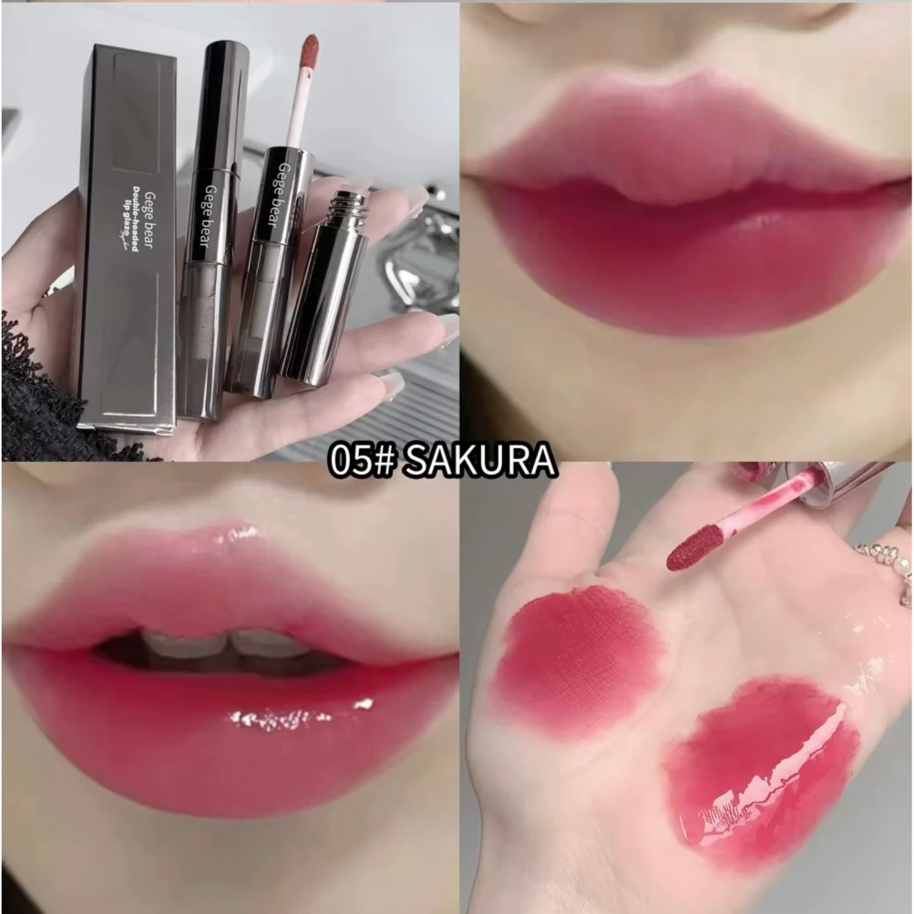 GEGE BEAR Double-headed Lip Glaze 2g