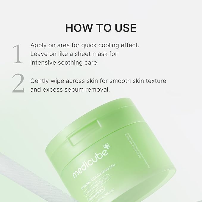 Medicube Exosome CICA Calming Pad/  [100 Pads / 150ML]
