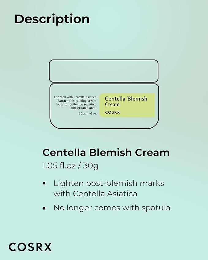 COSRX centella blemish cream 30G
