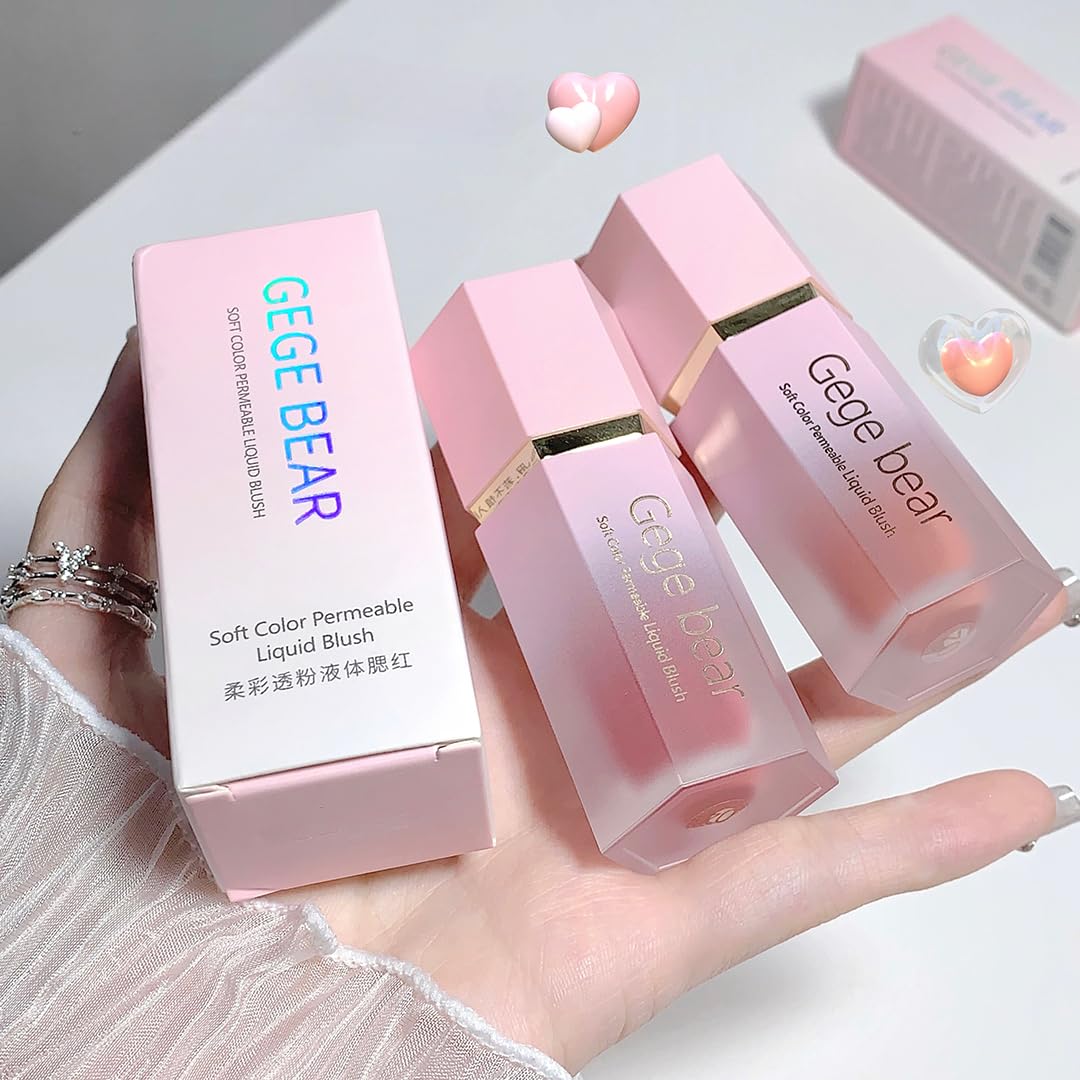 GEGE BEAR soft color Permeable liquid blush 4g