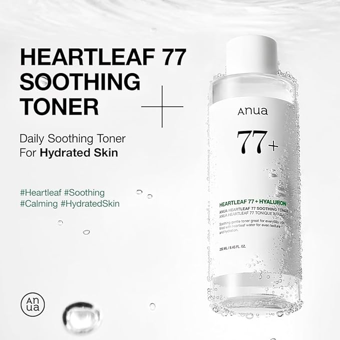 ANUA heartleaf 77+ hyaluron soothing toner 40ml
