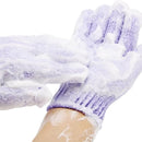 Ibeauty Exfoliating Bath Gloves-pink