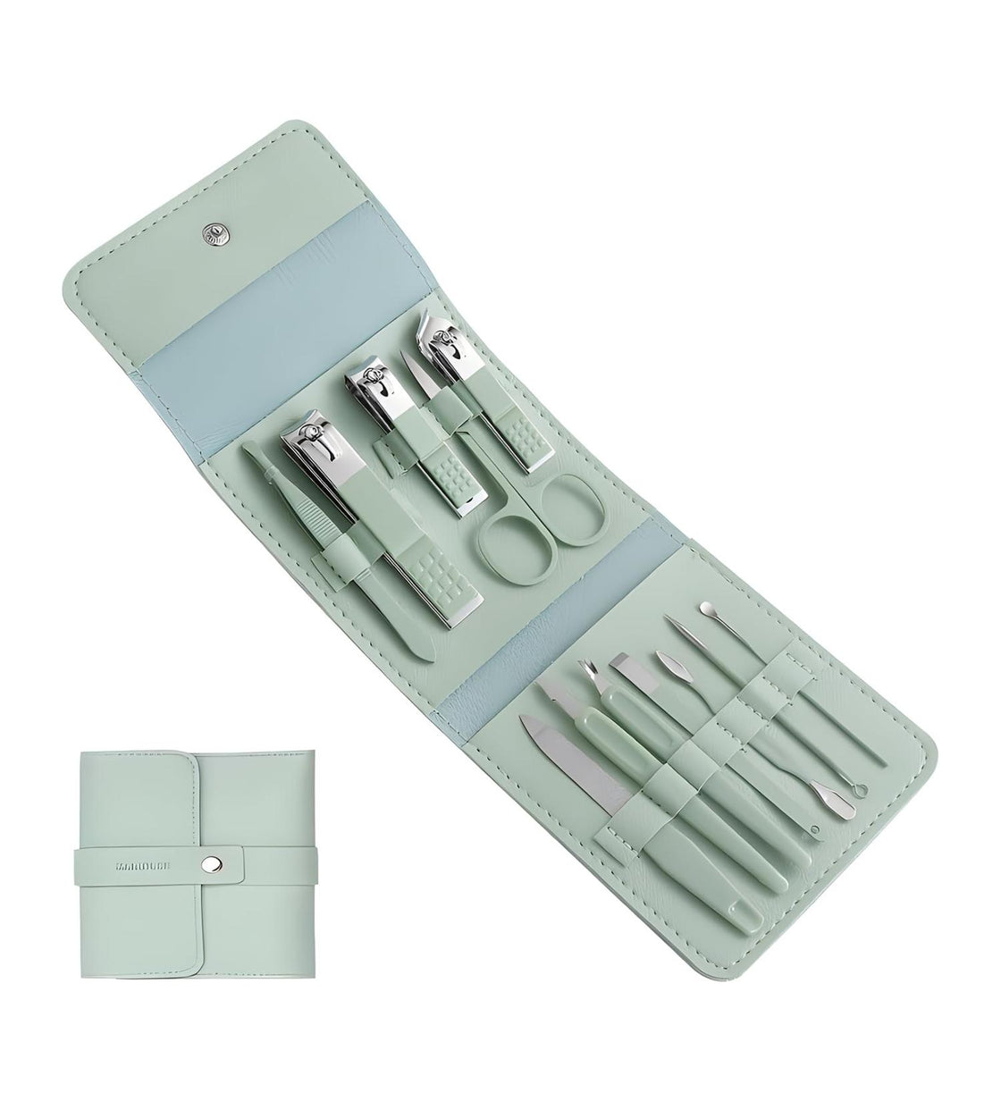Sensation luxury 12 Pieces Manicure Set Sea Foam