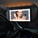 Sun Visor Vanity Mirror With Lights For Car