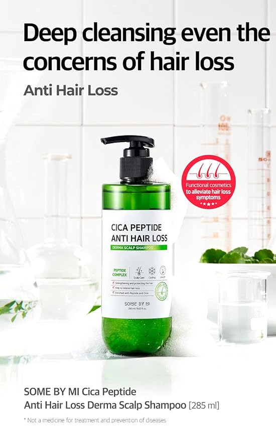 SOME BY MI Cica Peptide Anti Hair Loss Derma Scalp Shampoo 285ml