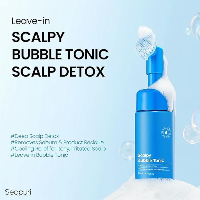 Seapuri Scalpy Anti Dandruff Bubble Treatment Tonic 100ml