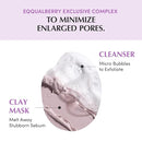 EQQUALBERRY purple rice pore purifying pack cleanse-Pore fit sea silt Clay 130g