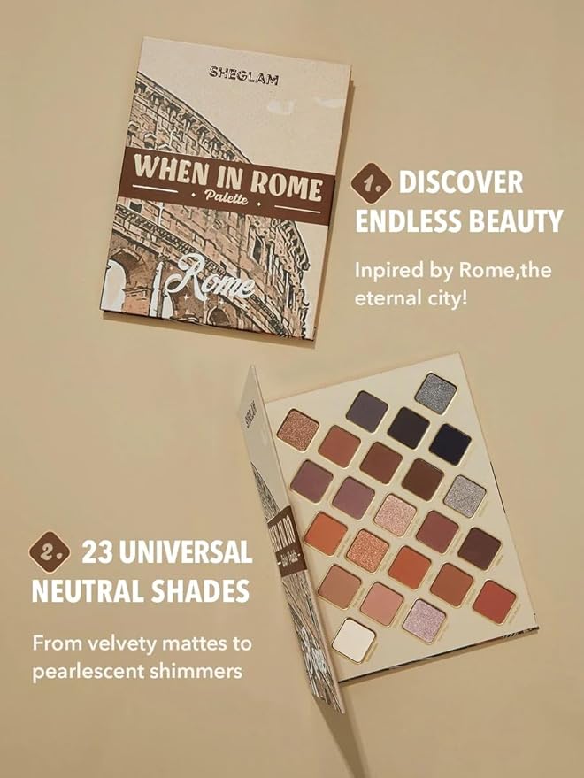 Sheglam When In Rome Eyeshadow Palette 16.1g