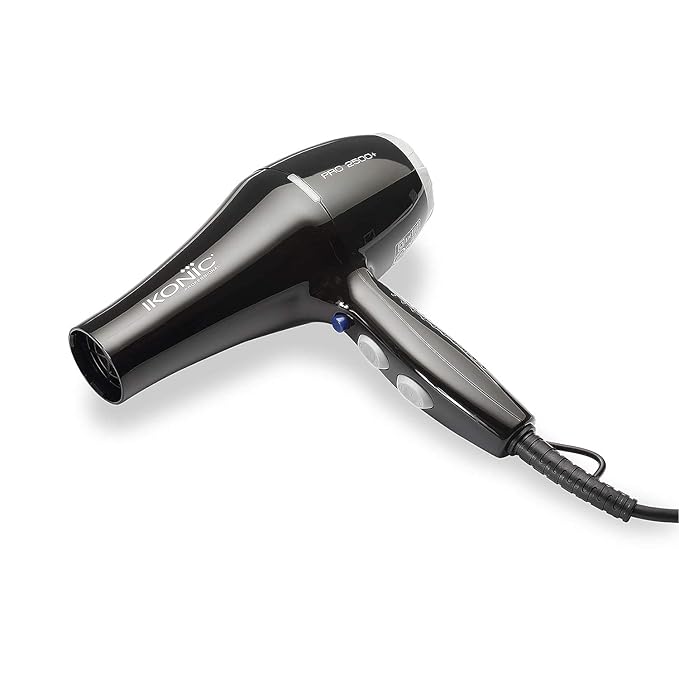 Ikonic Professional Hair Dryer Pro 2500+ Black