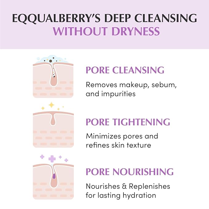 EQQUALBERRY Purple Rice Cleansing Oil + Pack Cleanser DUO
