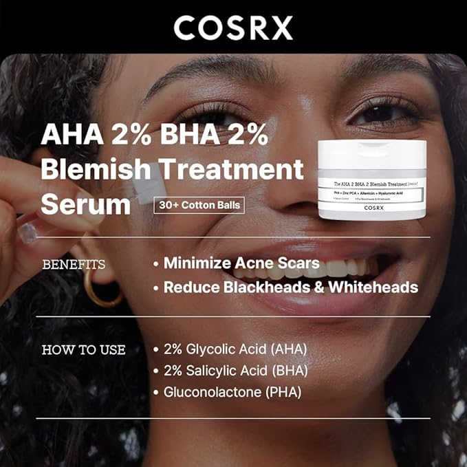 COSRX the aha 2 bha 2 blemish treatment serum - sérum s aha bha pha kyselinami - 50 g