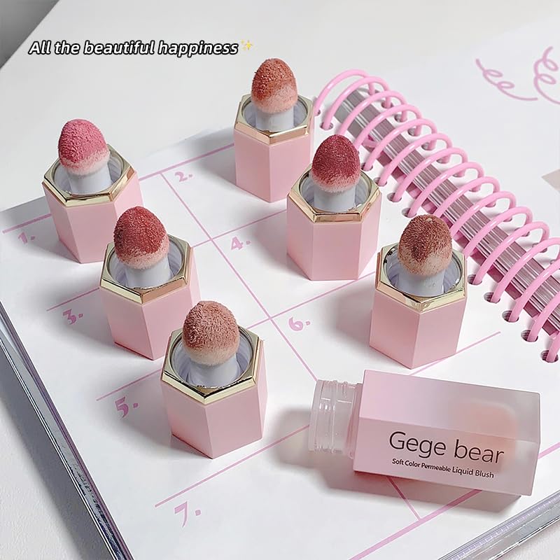 GEGE BEAR soft color Permeable liquid blush 4g