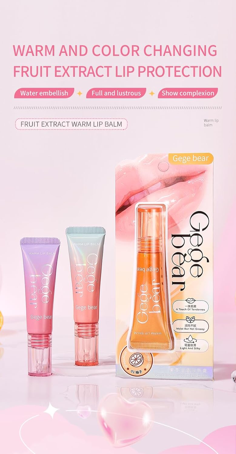 GEGE BEAR Fruit Extract Warm Lip Balm 10g