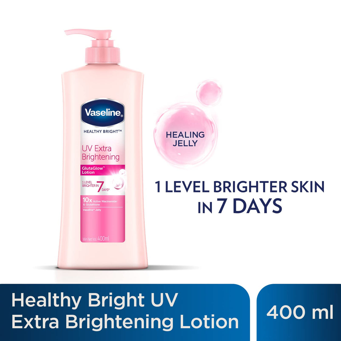 Vaseline Body Lotion Healthy Bright UV extra brightening lotion 400ML