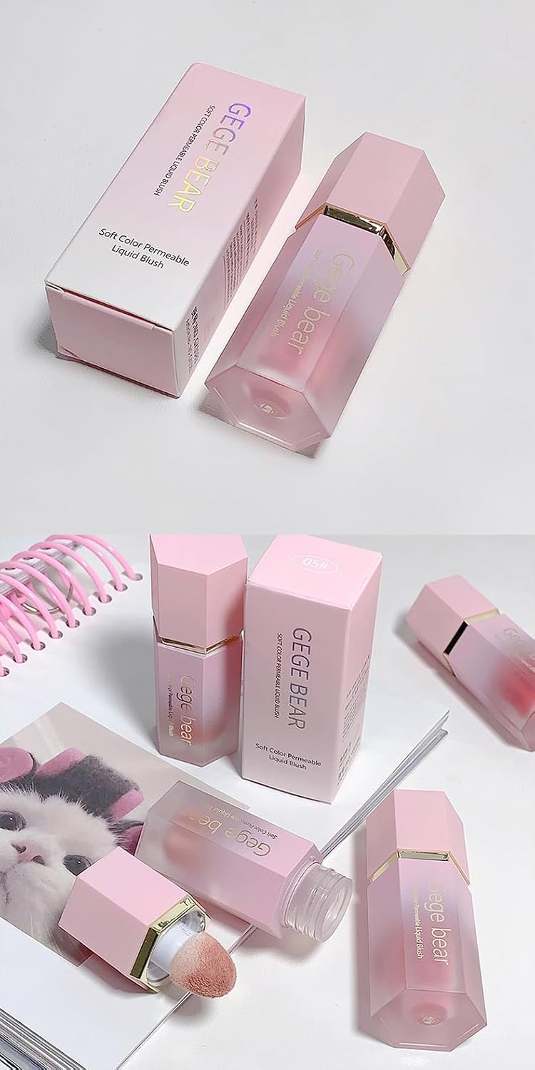 GEGE BEAR soft color Permeable liquid blush 4g