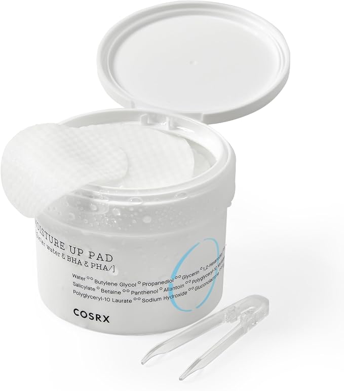 COSRX Moisture Up Pad - Glacier Water with BHA and PHA