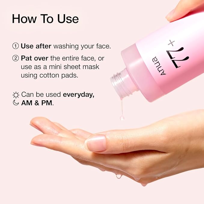 ANUA peach 77% niacin essence toner – 250ml