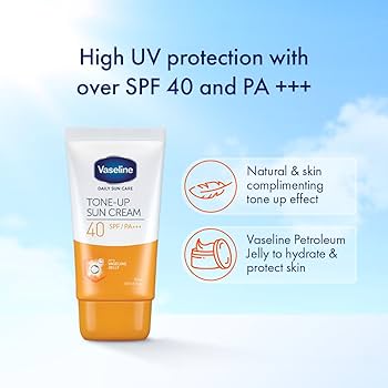 Vaseline Daily Case Tone Up Sun Cream, 50 ml