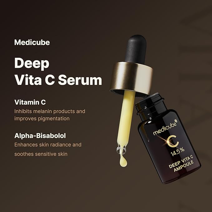 MEDICUBE Deep Vita C ampoule 14.5% pure vitamin C (10g * 3 bottles)