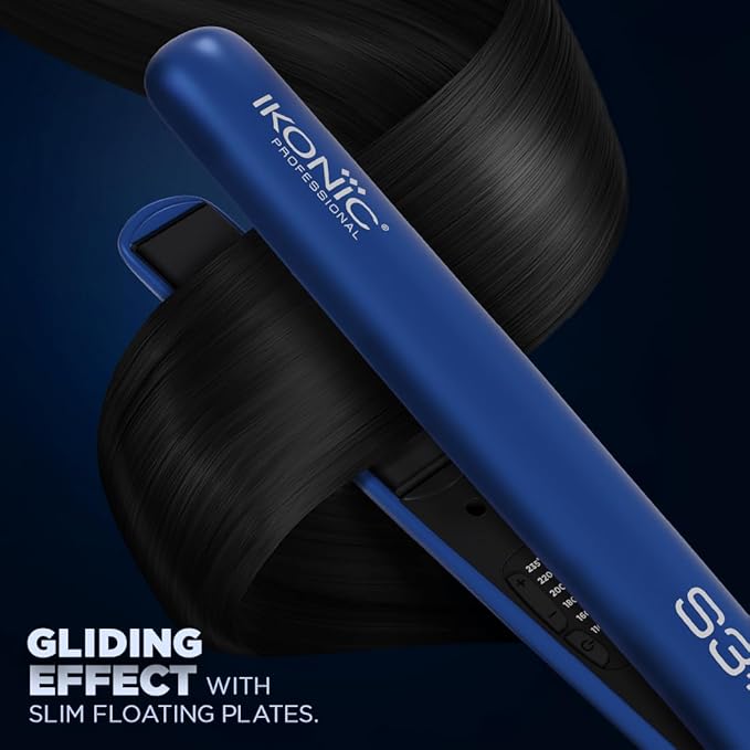 Ikonic S3+ Ceramic Straightener, Blue