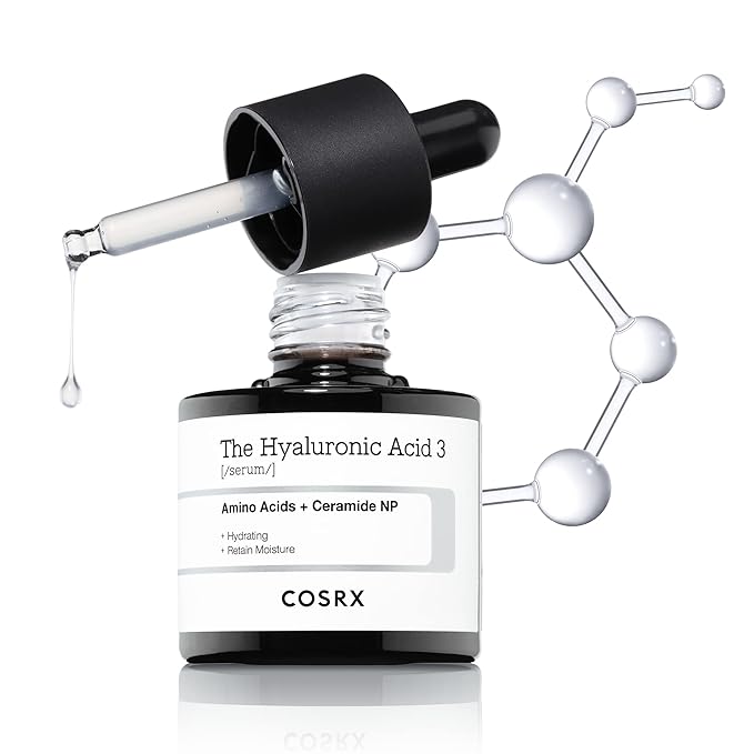 COSRX pure sodium hyaluronic acid 3% serum, plump & repair dry skin, 20ml