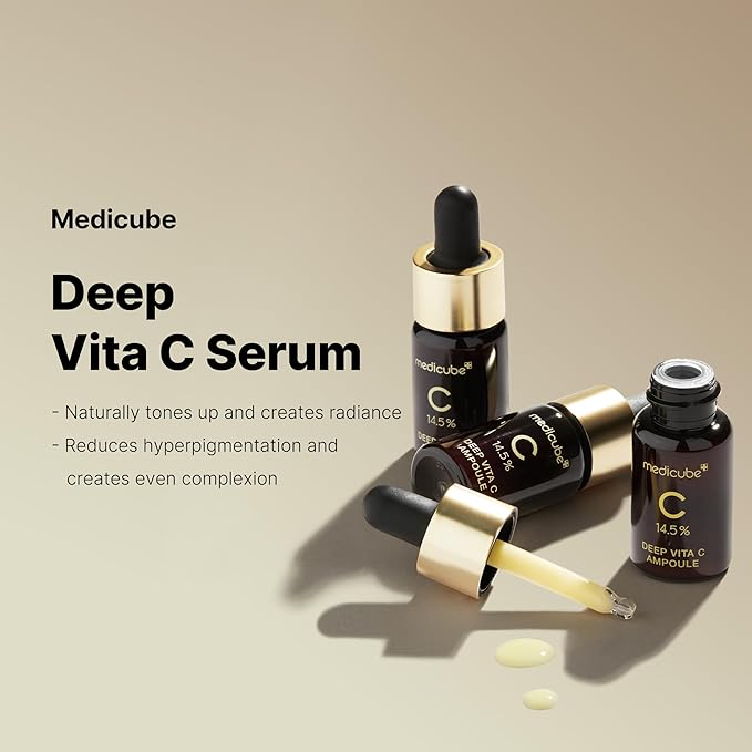 MEDICUBE Deep Vita C ampoule 14.5% pure vitamin C (10g * 3 bottles)