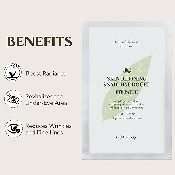 ELISHACOY Skin Refining Snail Hydrogel Eye Patch 5 Sheets