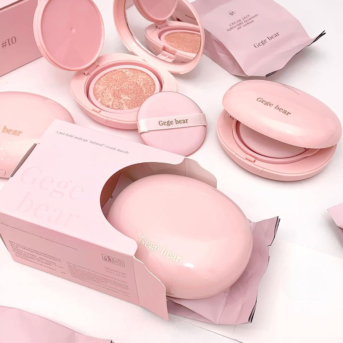 GEGE BEAR Cream Silky lightweight luxurious air cushion #02