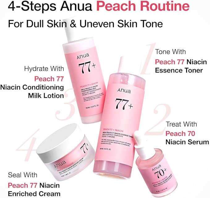 ANUA peach 77% niacin essence toner – 250ml