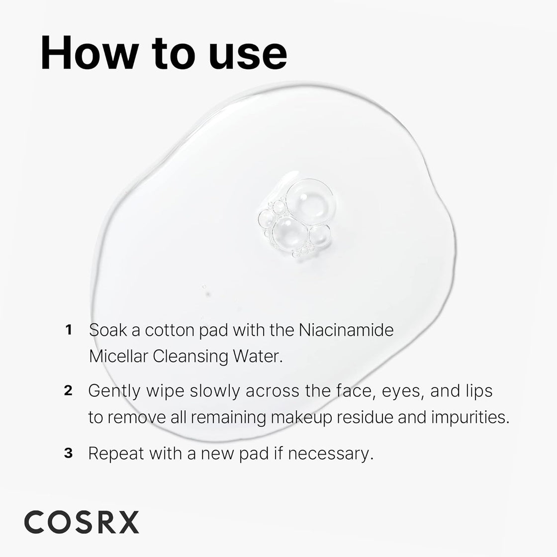 COSRX Low pH Niacinamide Micellar Cleansing Water