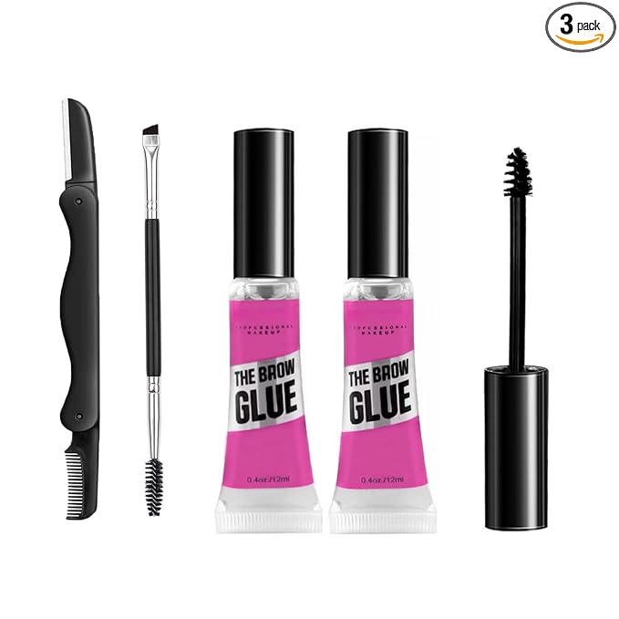 huda story Shaping eyebrow glue transparent