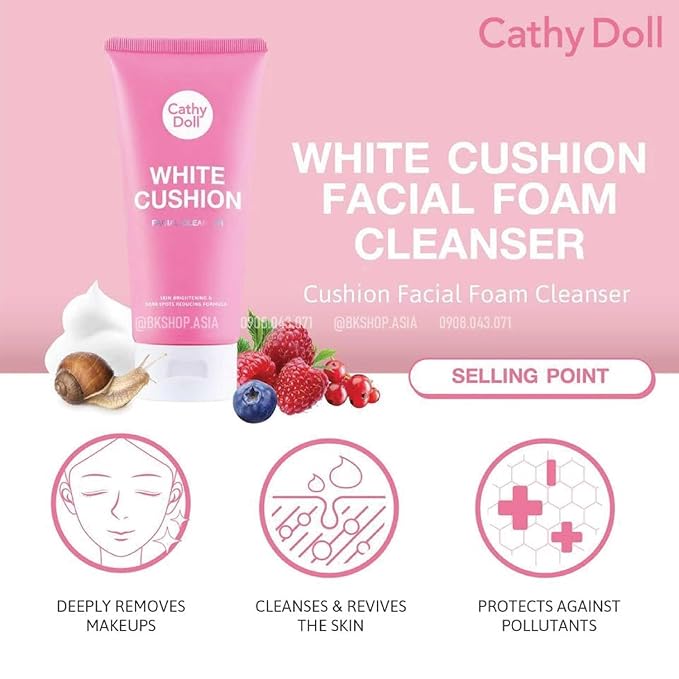 Cathy Doll White  Cushion Facial Cleanser 120ml